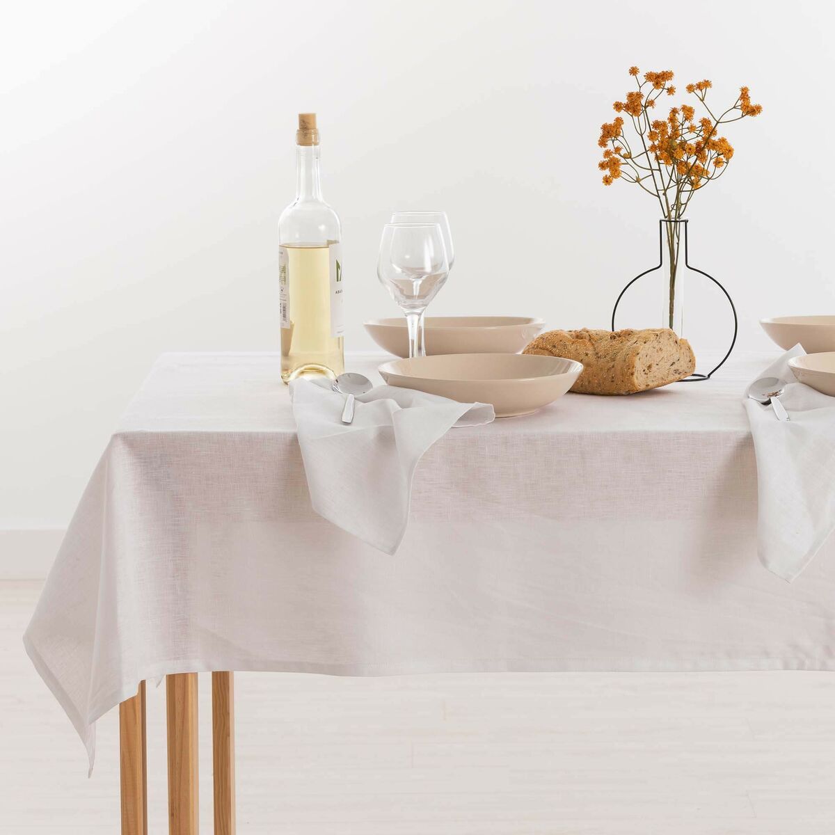 Tovaglia Mauré 100 x 130 cm Bianco