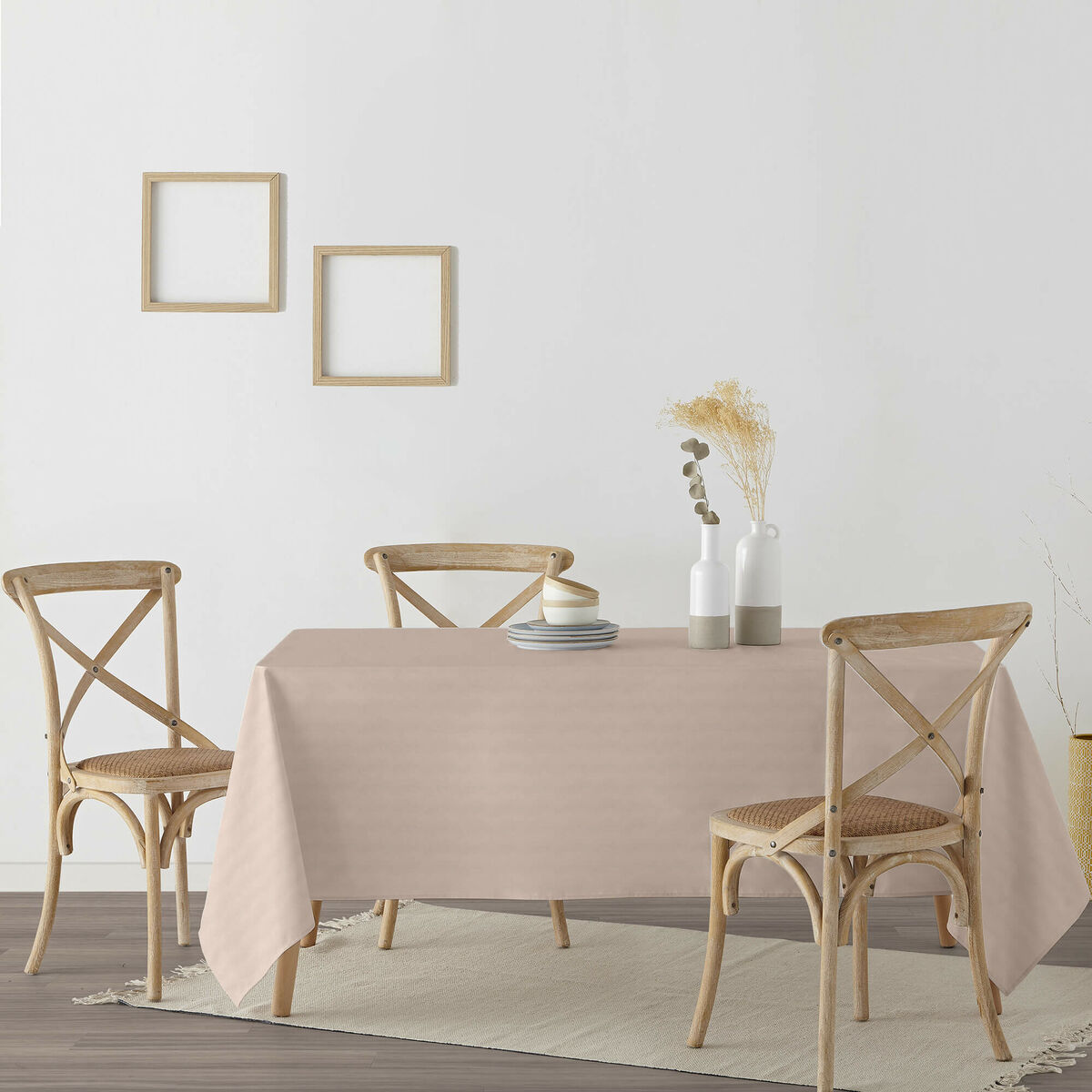 Tovaglia antimacchia Belum Rodas 2616 Rosa chiaro 250 x 140 cm