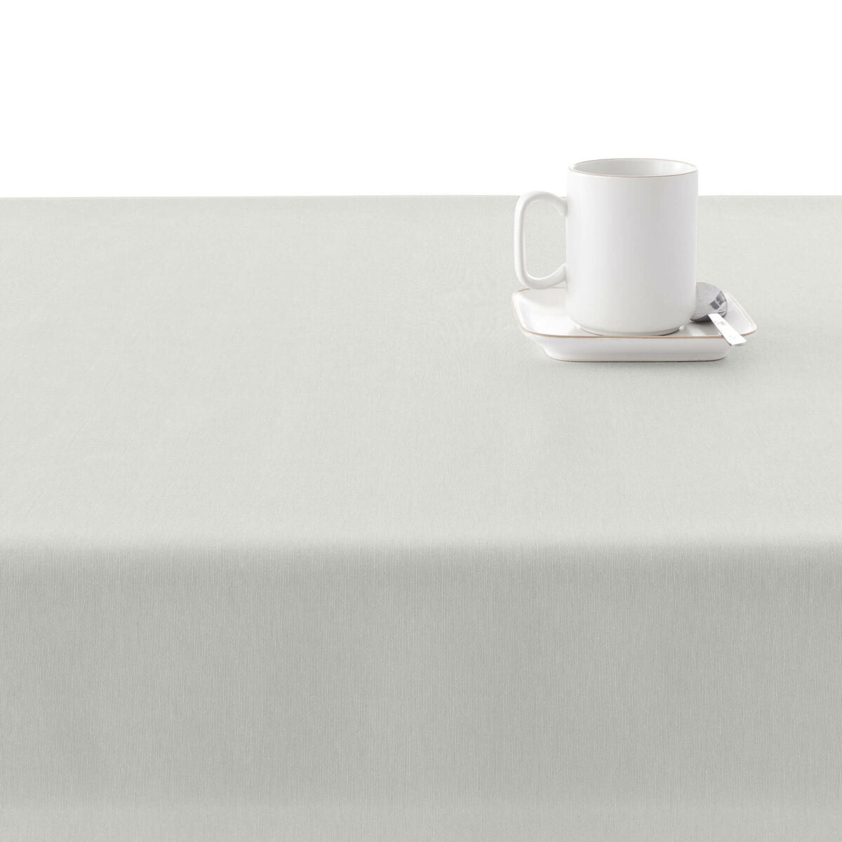 Tovaglia in resina antimacchia Belum Rodas 2716 Grigio chiaro 140 x 140 cm