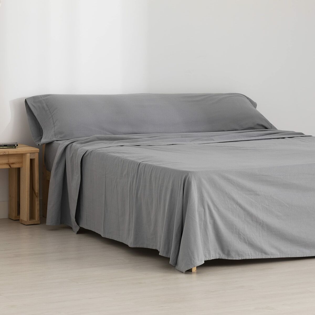 Set di Lenzuola Terracota Grigio Osimano 280 x 270 cm