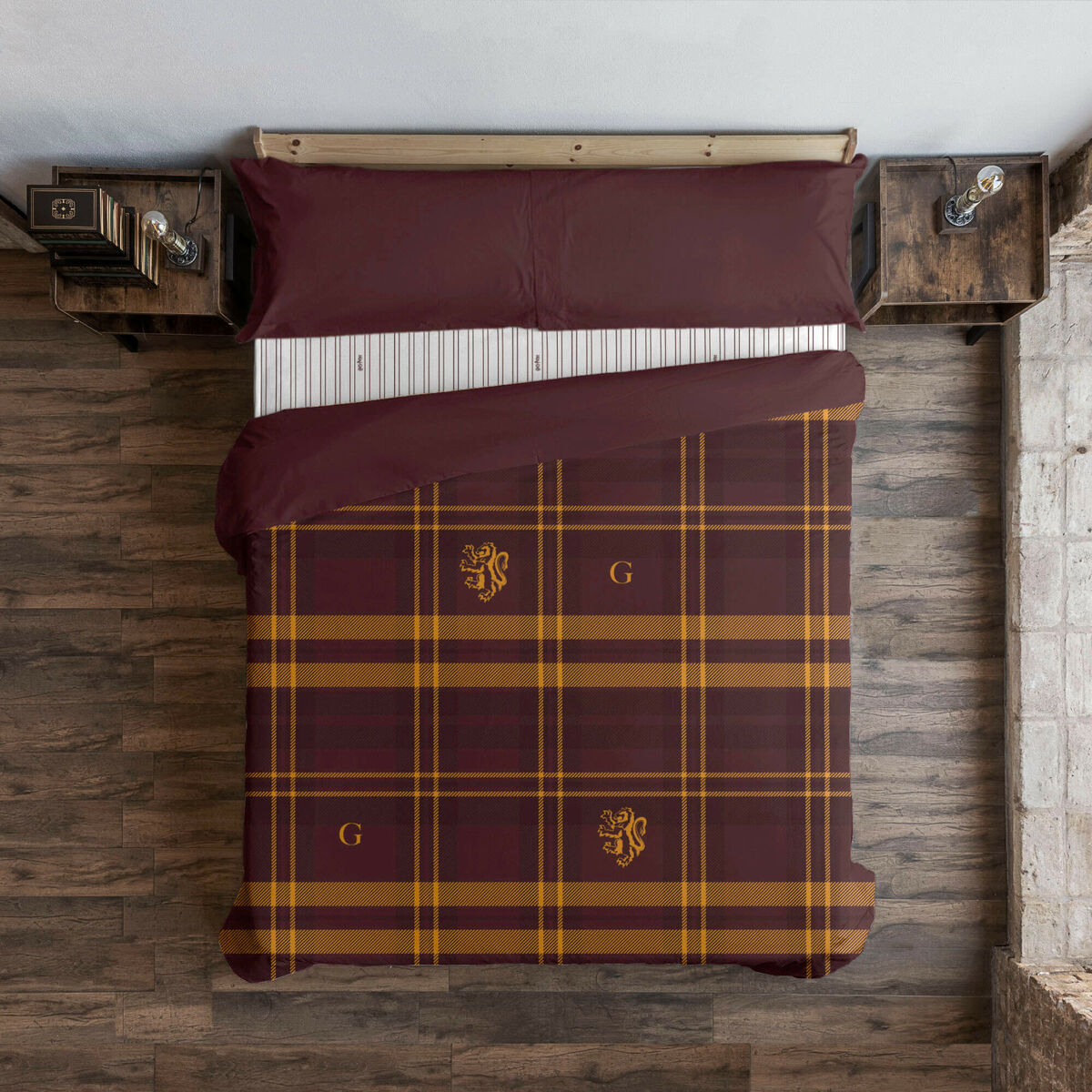 Copripiumino Harry Potter Gryffindor Ala francese 220 x 220 cm