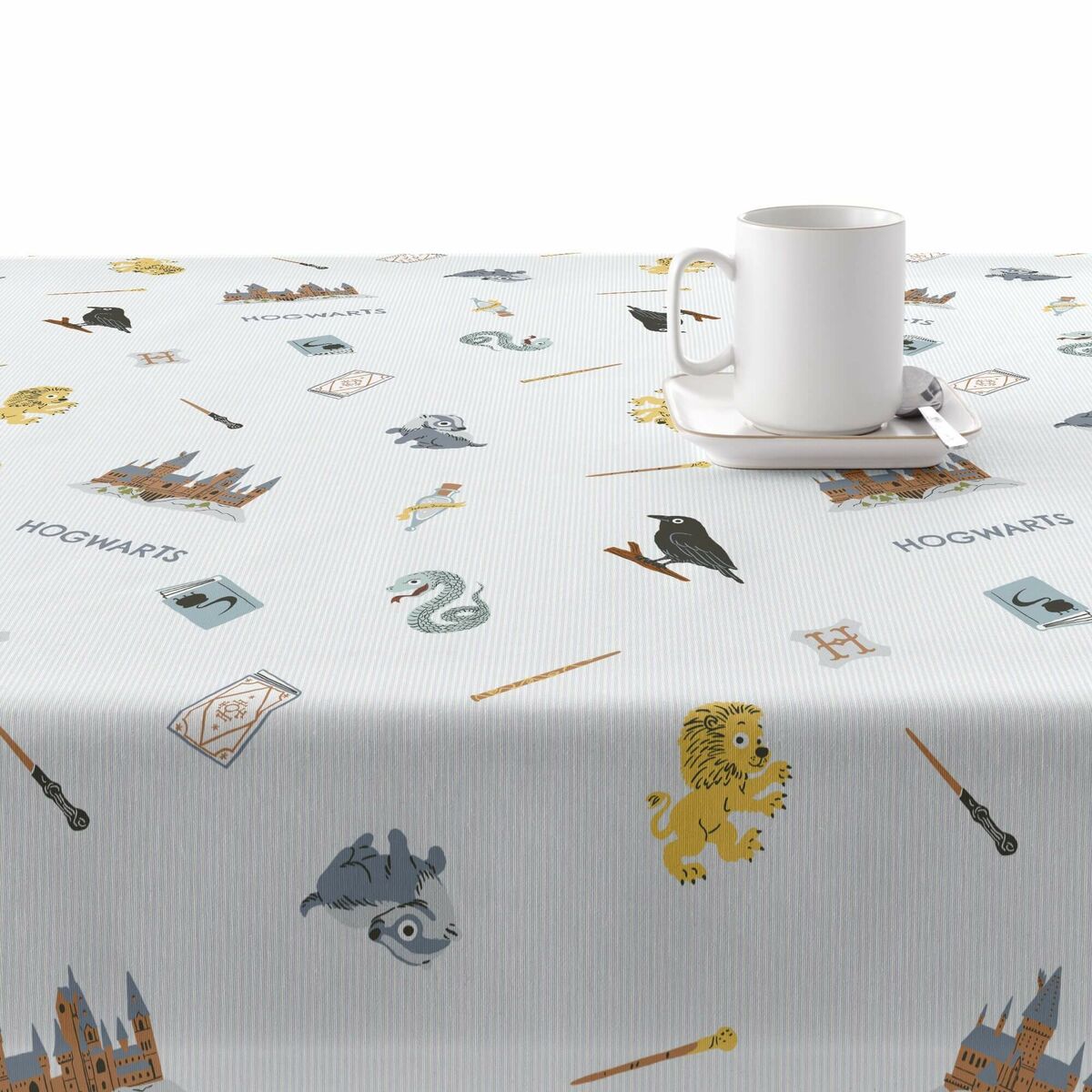 Tovaglia in resina antimacchia Harry Potter Childish Hogwarts 300 x 140 cm