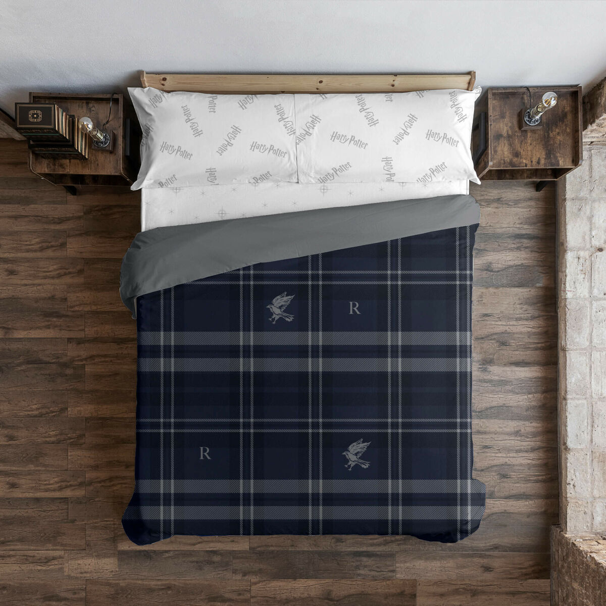Copripiumino Harry Potter Ravenclaw Blu Marino 260 x 240 cm Osimano