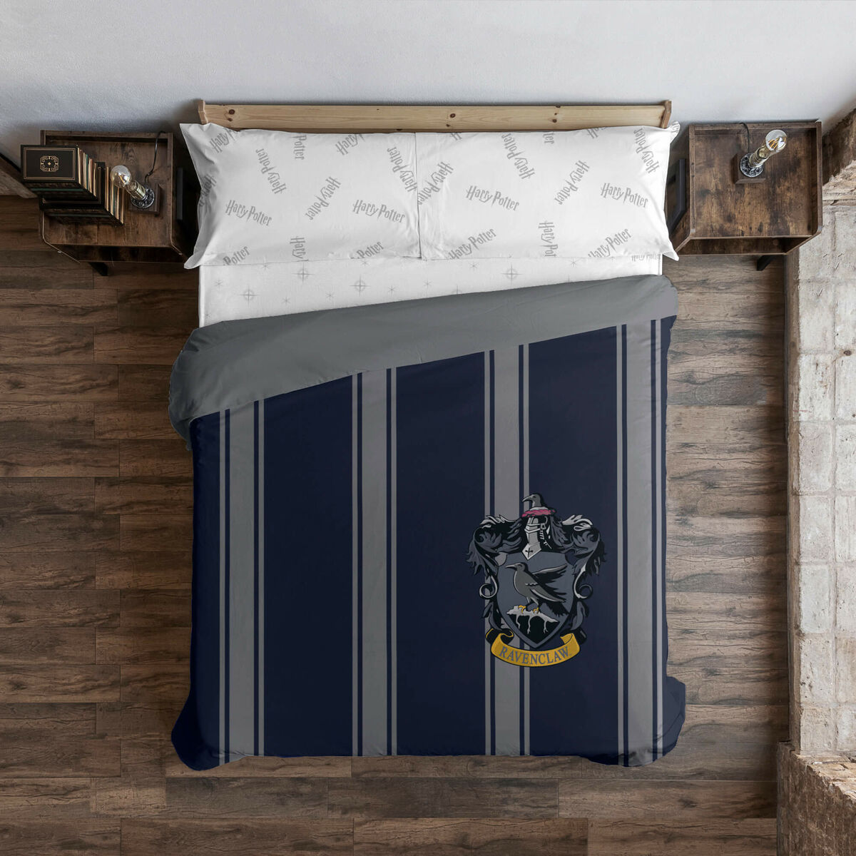 Copripiumino Harry Potter Ravenclaw Blu Marino 260 x 240 cm Osimano