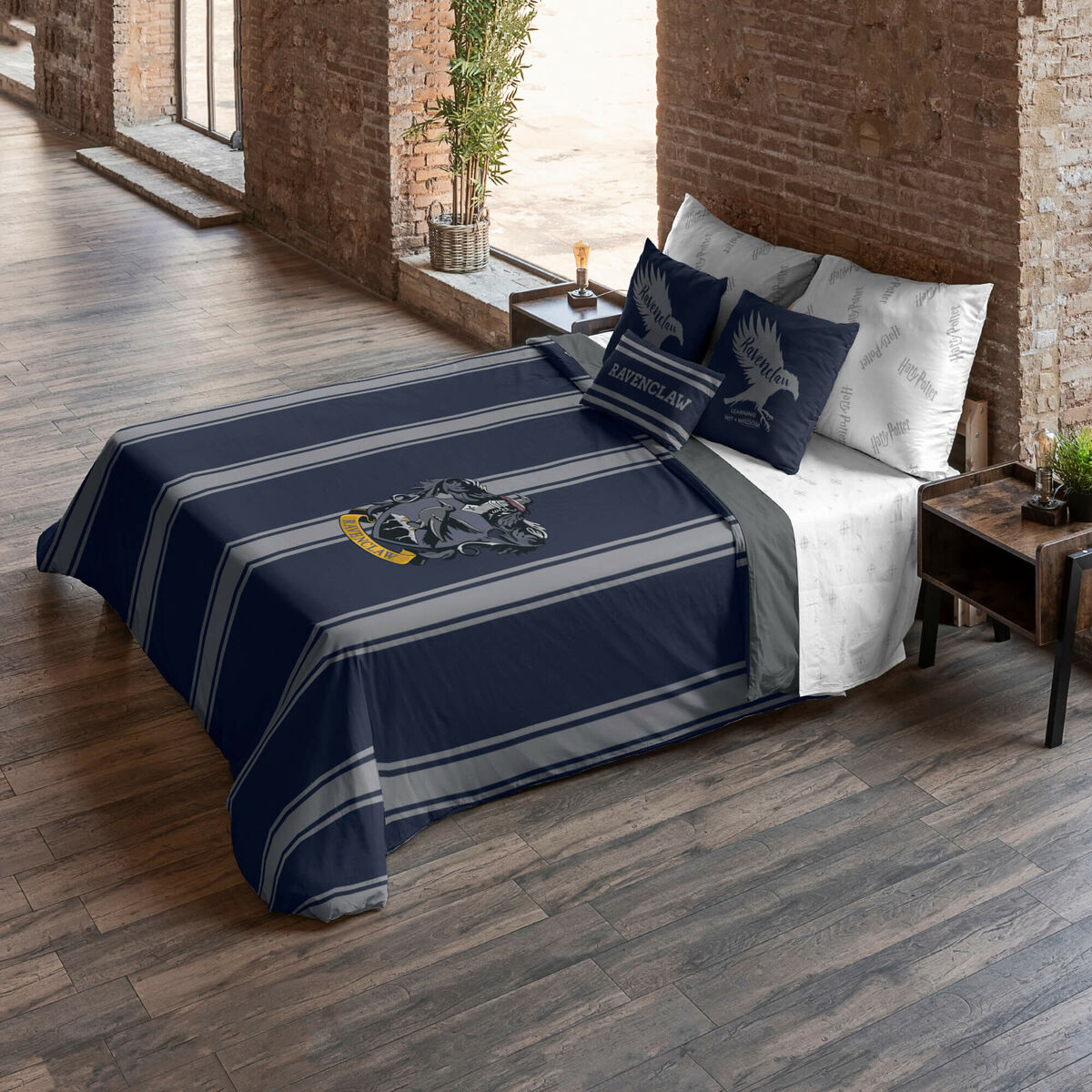 Copripiumino Harry Potter Ravenclaw Blu Marino 155 x 220 cm Singolo