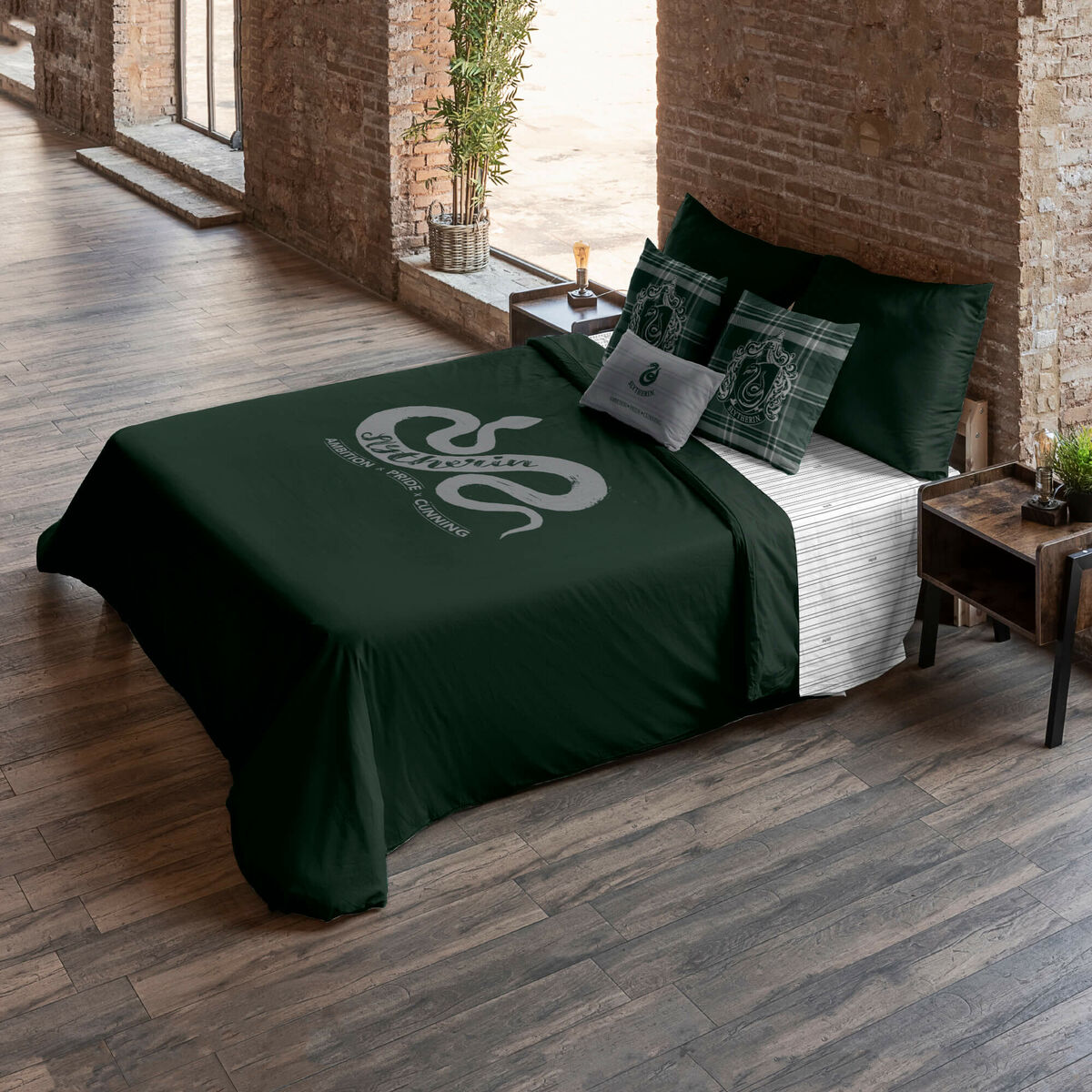 Copripiumino Harry Potter Slytherin Value 260 x 240 cm Osimano