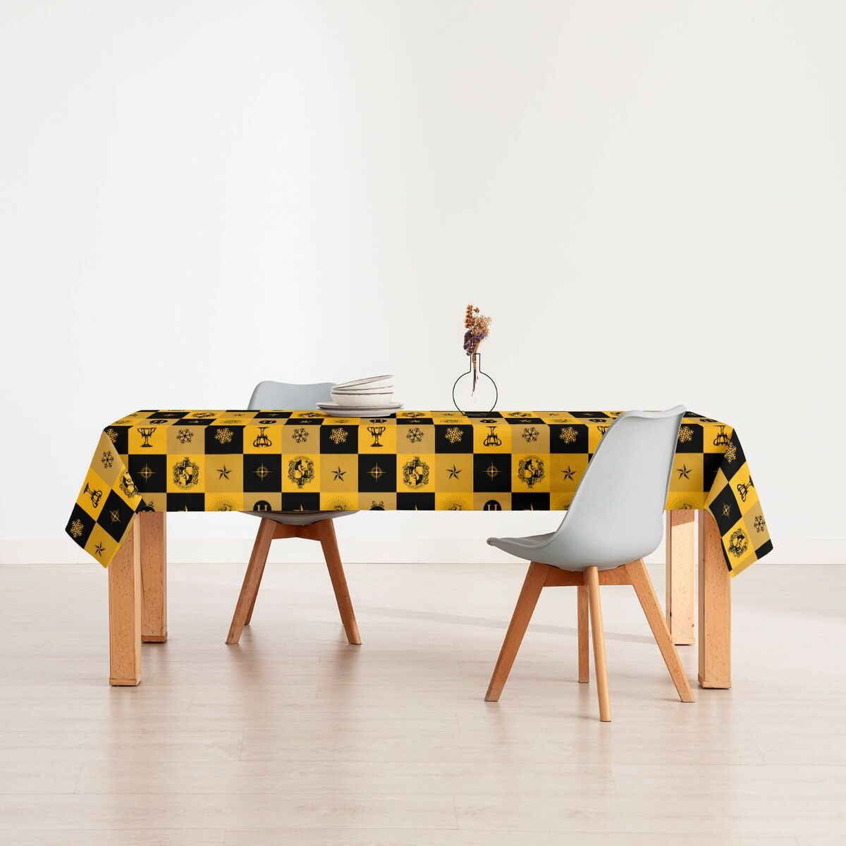 Tovaglia in resina antimacchia Harry Potter Hufflepuff 300 x 140 cm