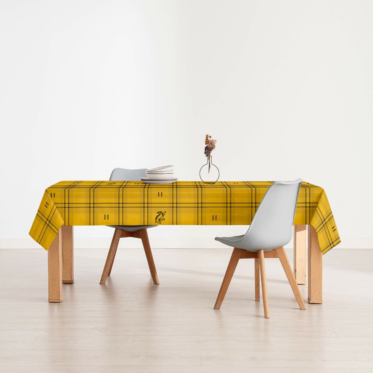 Tovaglia in resina antimacchia Harry Potter Hufflepuff 300 x 140 cm