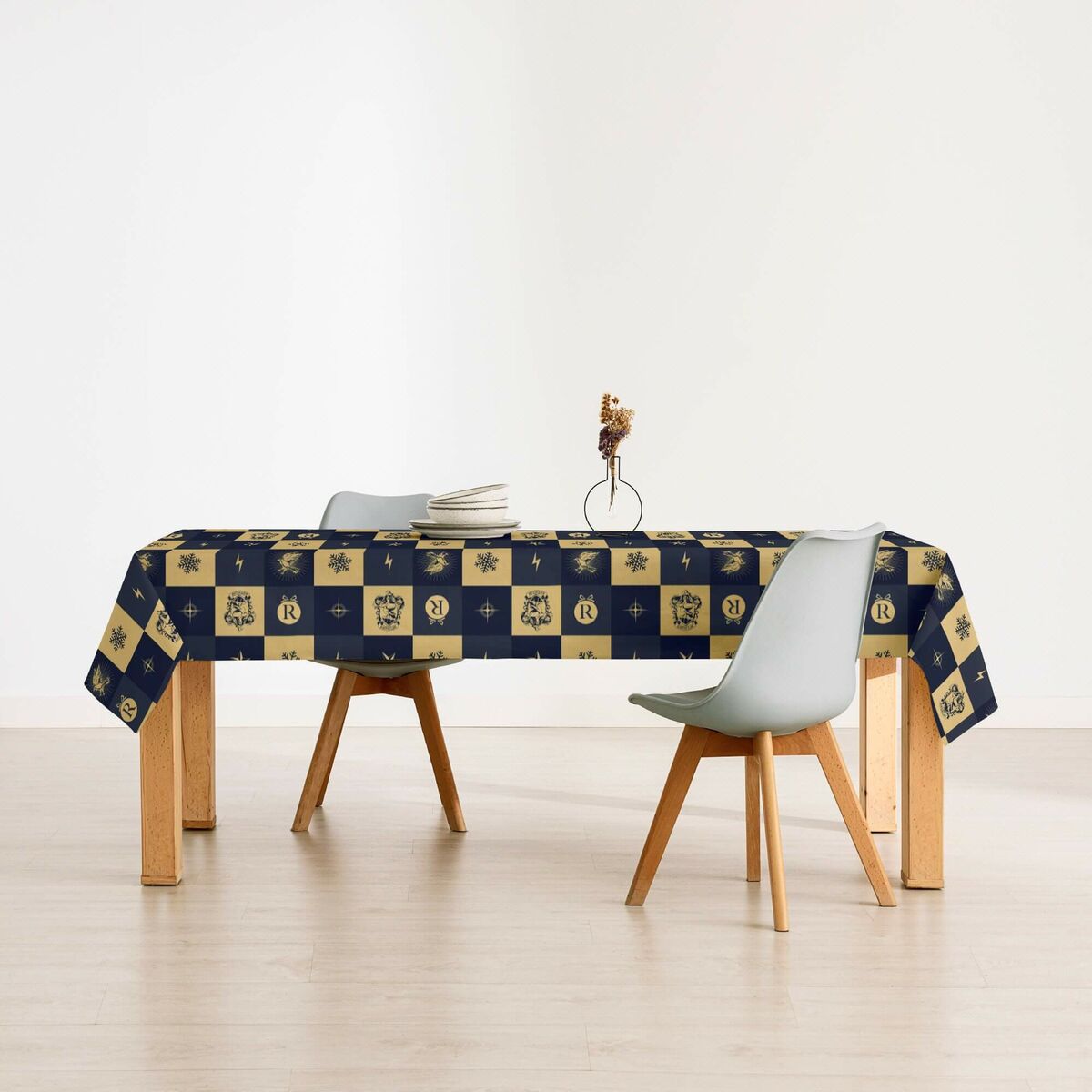 Tovaglia in resina antimacchia Harry Potter Ravenclaw Christmas 200 x 140 cm