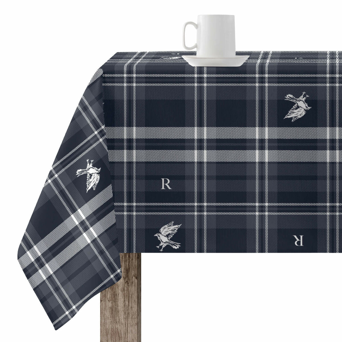Tovaglia in resina antimacchia Mauré Ravenclaw 300 x 140 cm