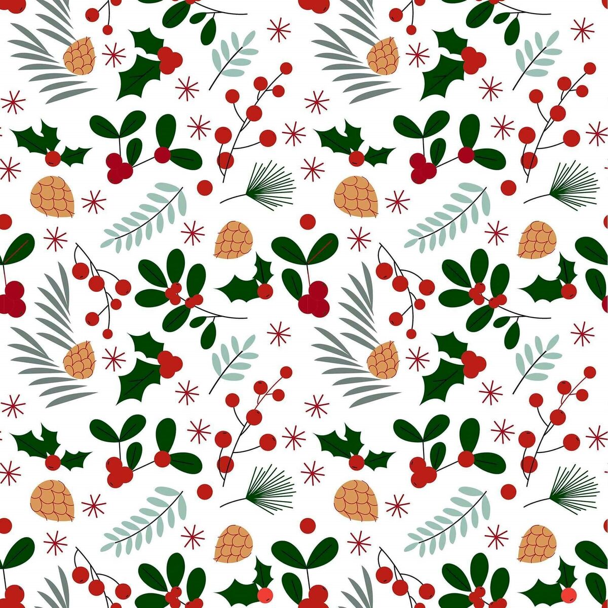 Tovaglia in resina antimacchia Mauré Merry Christmas 200 x 140 cm
