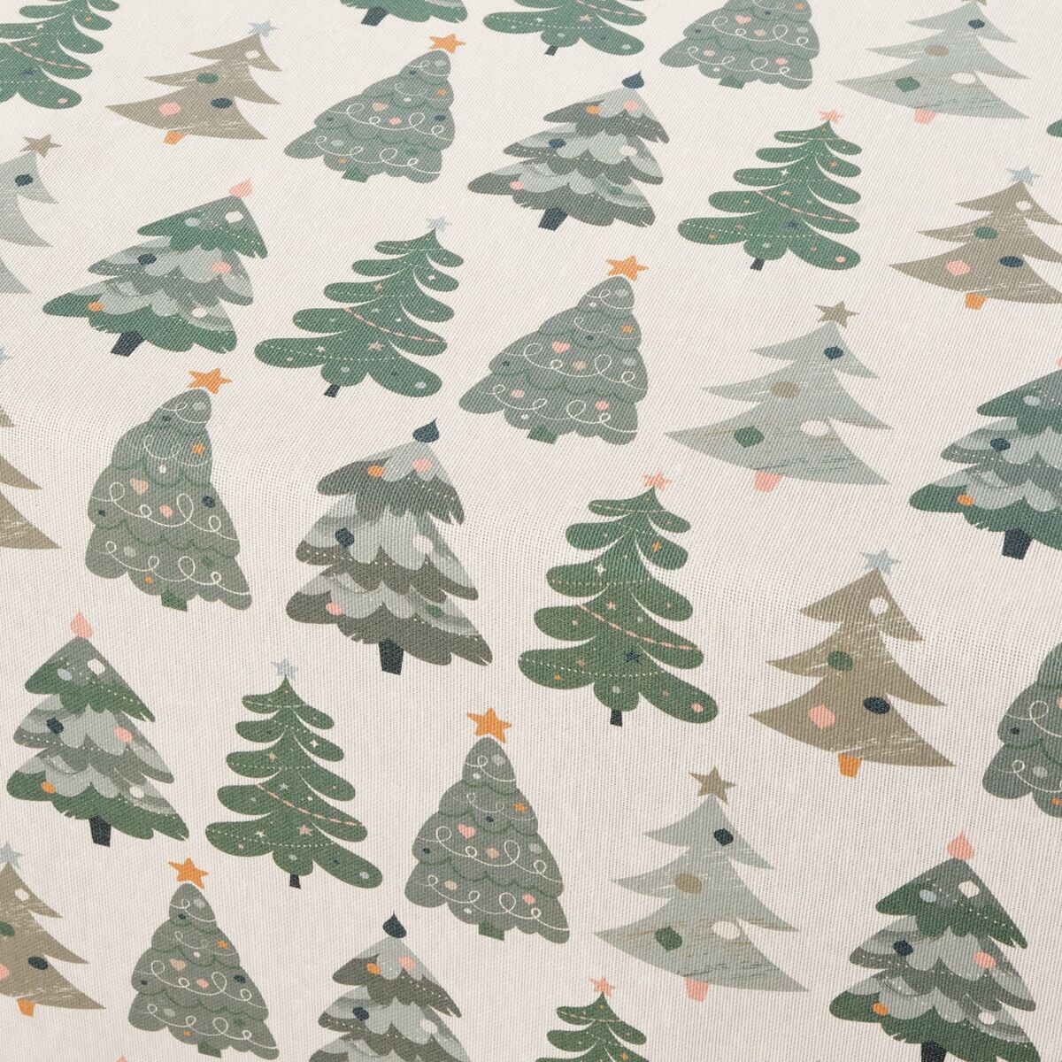 Tovaglia in resina antimacchia Mauré Merry Christmas 140 x 140 cm