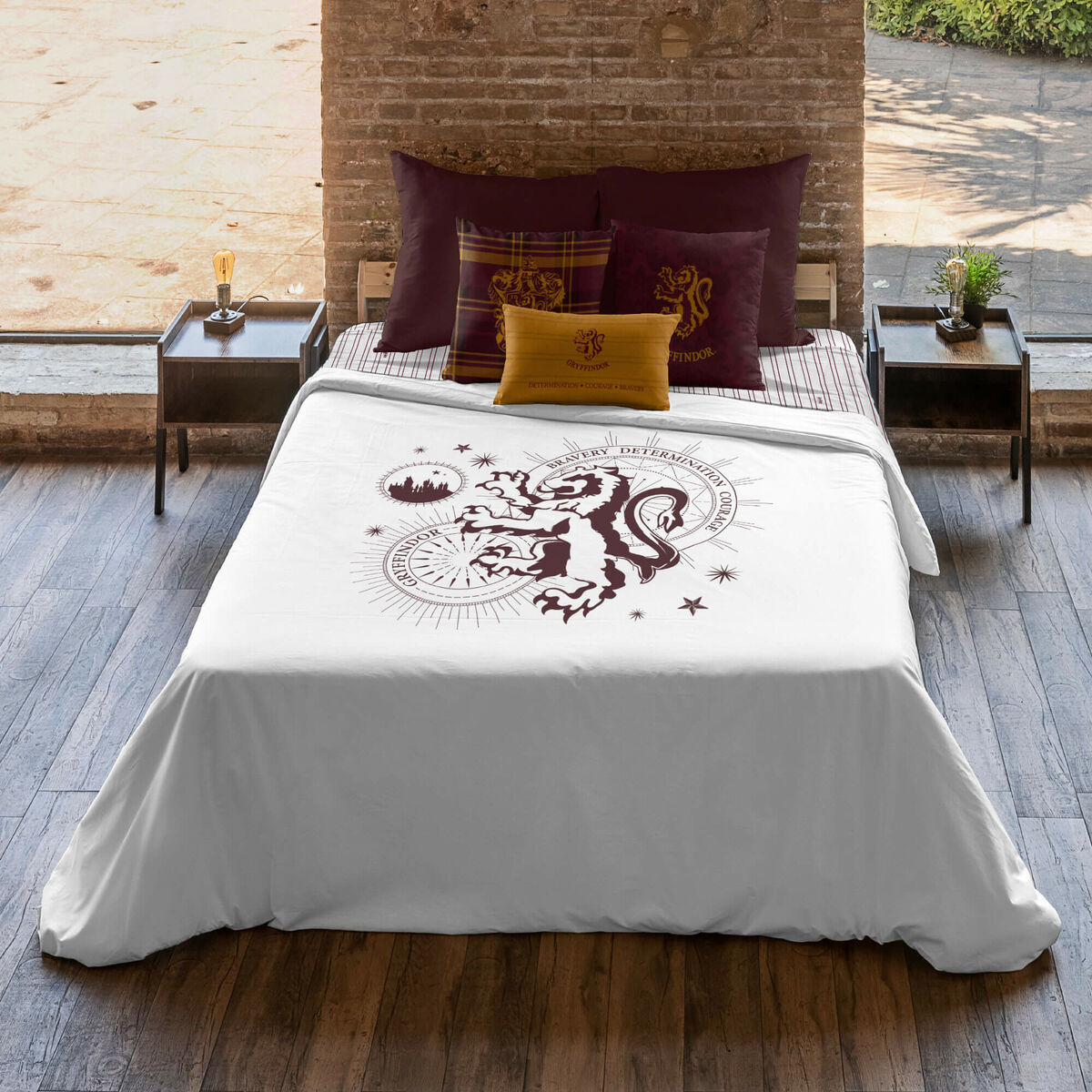 Copripiumino Harry Potter Gryffindor Stars 220 x 220 cm Ala francese