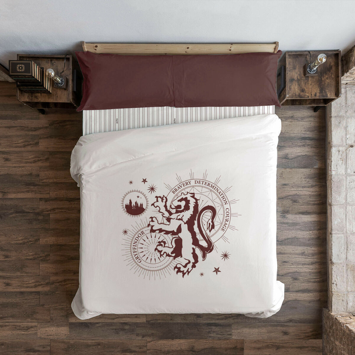 Copripiumino Harry Potter Gryffindor Stars 140 x 200 cm Singolo