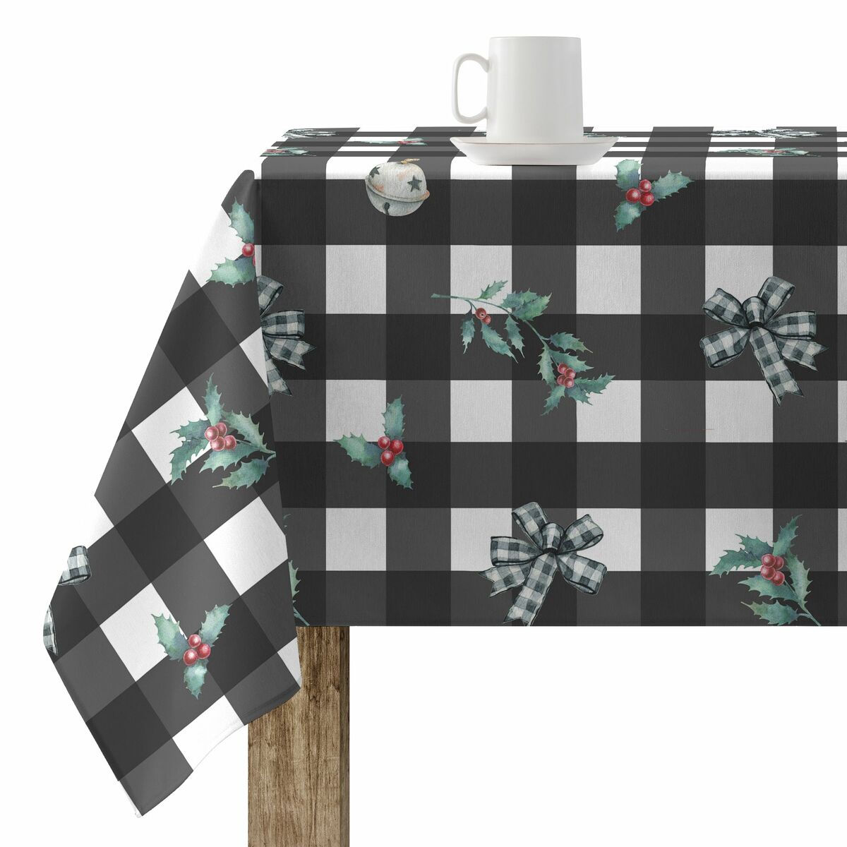 Tovaglia in resina antimacchia Mauré Elegant Christmas 300 x 140 cm