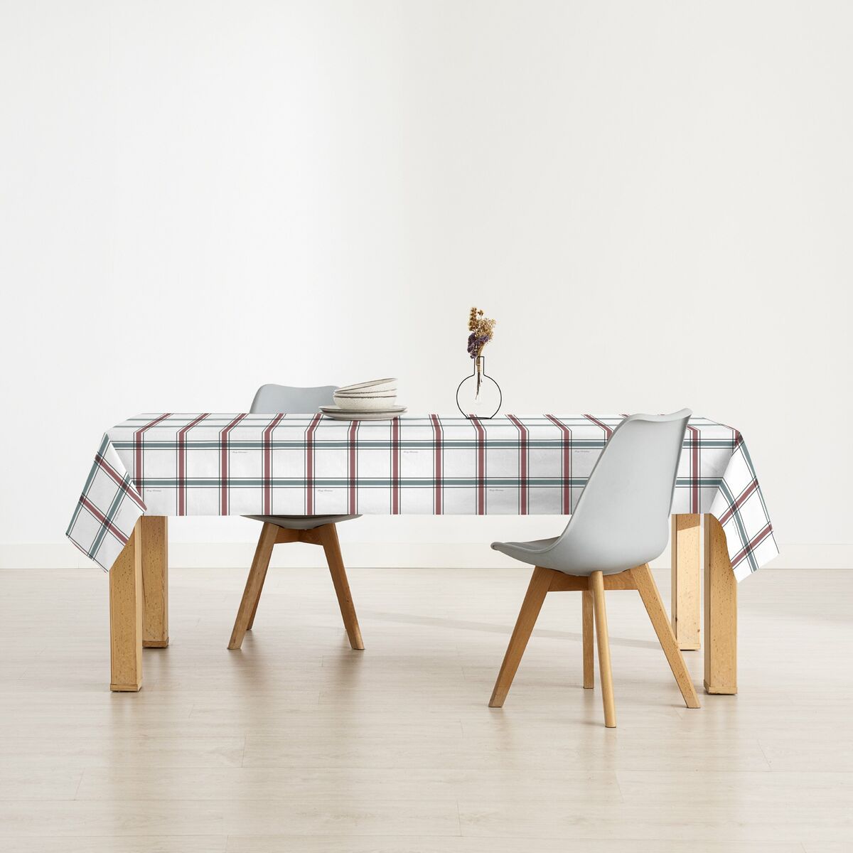 Tovaglia in resina antimacchia Mauré Elegant Christmas 140 x 140 cm
