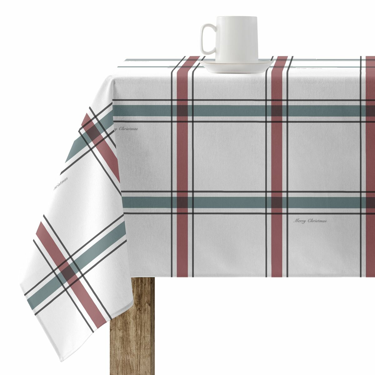 Tovaglia in resina antimacchia Mauré Elegant Christmas 250 x 140 cm