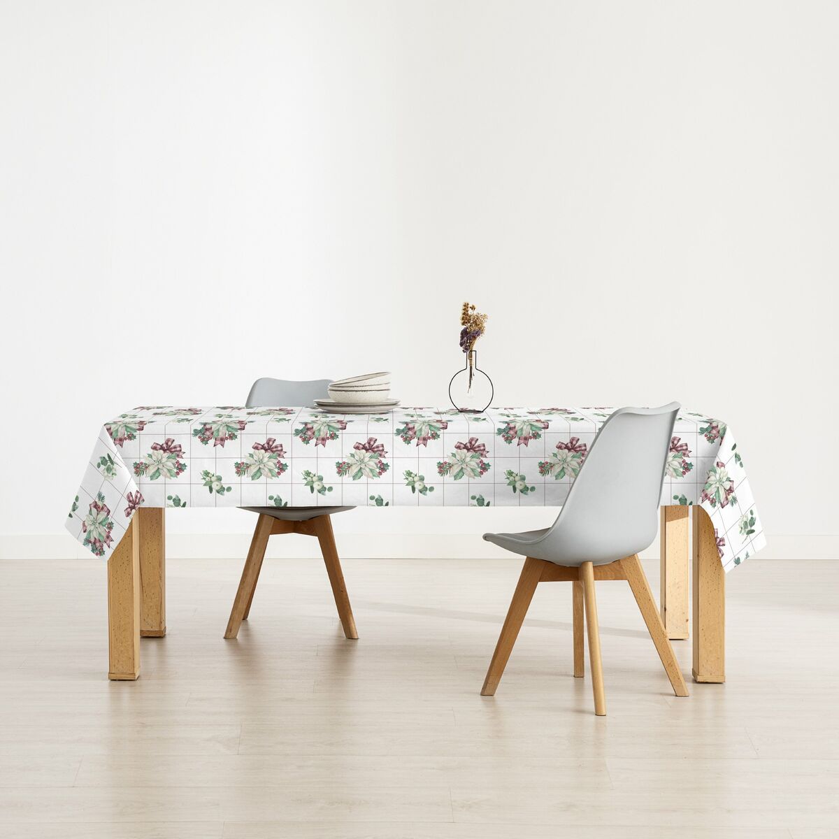 Tovaglia in resina antimacchia Mauré Christmas 140 x 140 cm