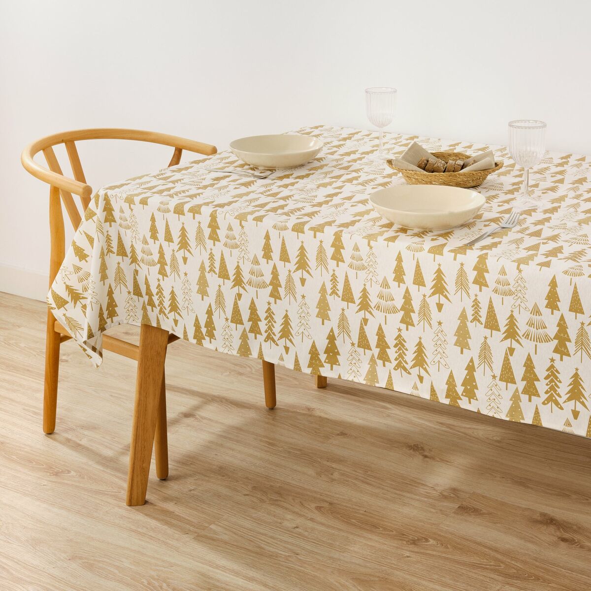 Tovaglia in resina antimacchia Mauré Christmas 100 x 140 cm