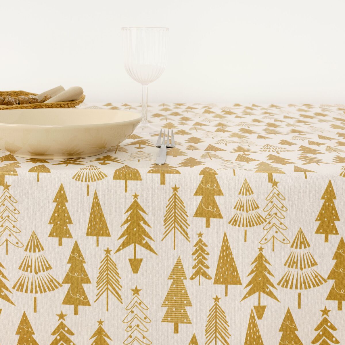 Tovaglia in resina antimacchia Mauré Christmas 100 x 140 cm