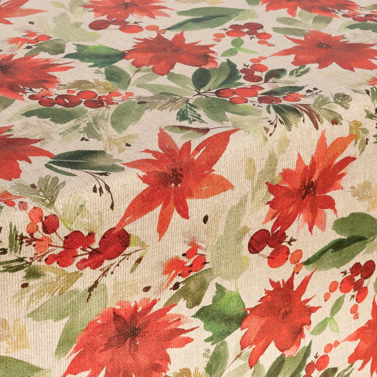 Tovaglia in resina antimacchia Mauré Merry Christmas 300 x 140 cm