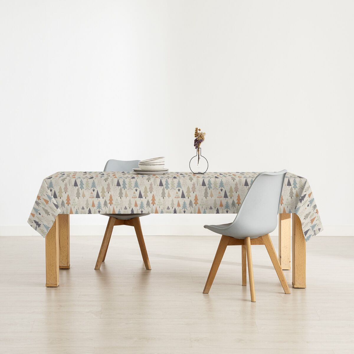 Tovaglia in resina antimacchia Mauré Merry Christmas 100 x 140 cm