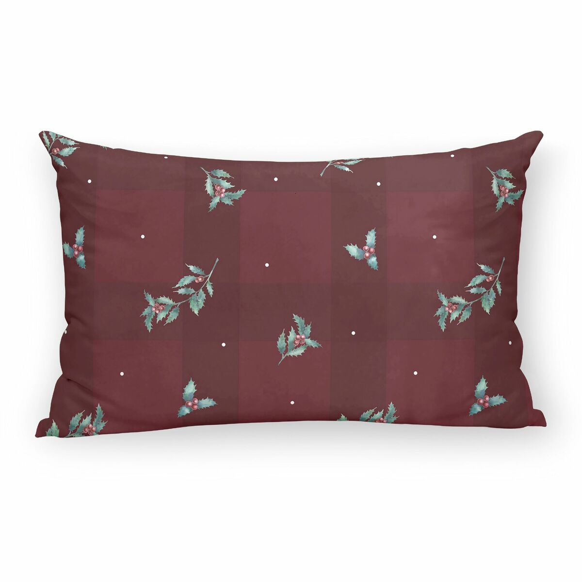 Fodera per cuscino Muaré Red Christmas 1 Multicolore 30 x 50 cm