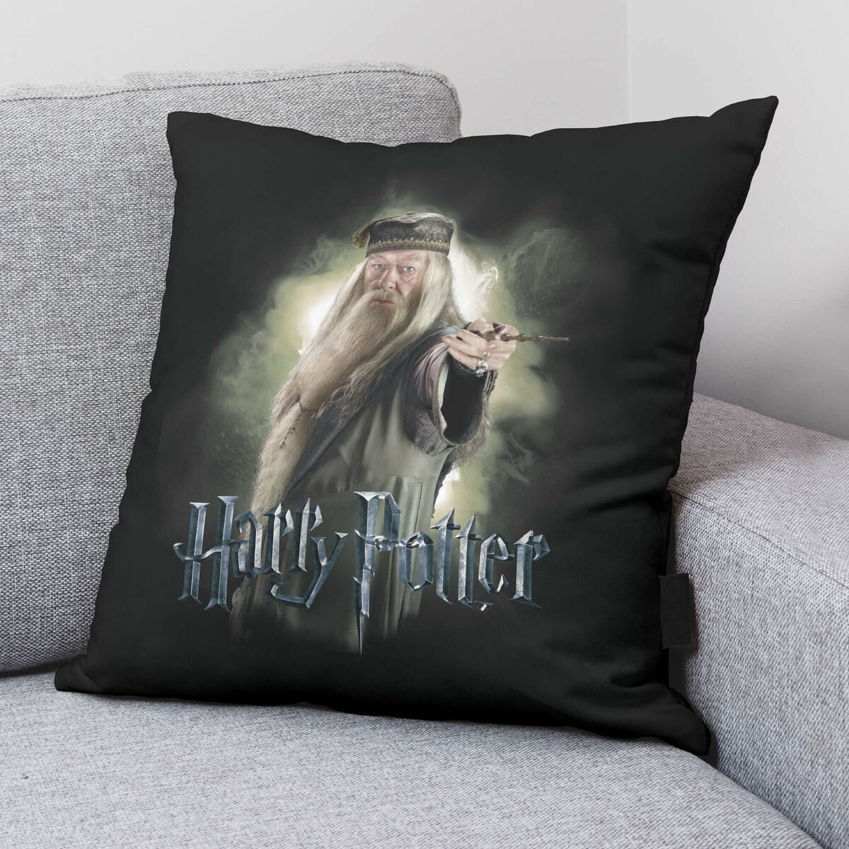 Fodera per cuscino Harry Potter Dumbledore Nero 50 x 50 cm