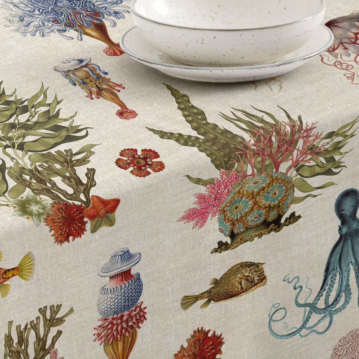 Tovaglia antimacchia Belum 0120-396 200 x 140 cm Marino