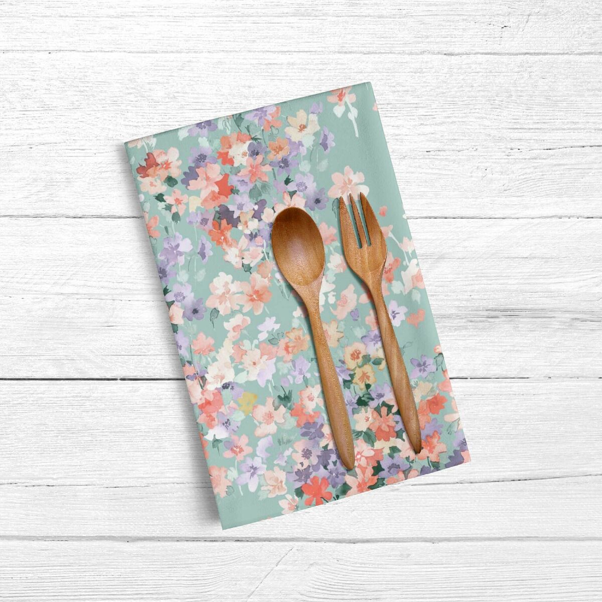 Set di Asciugamani da Cucina Belum Azzurro 45 x 70 cm Fiori