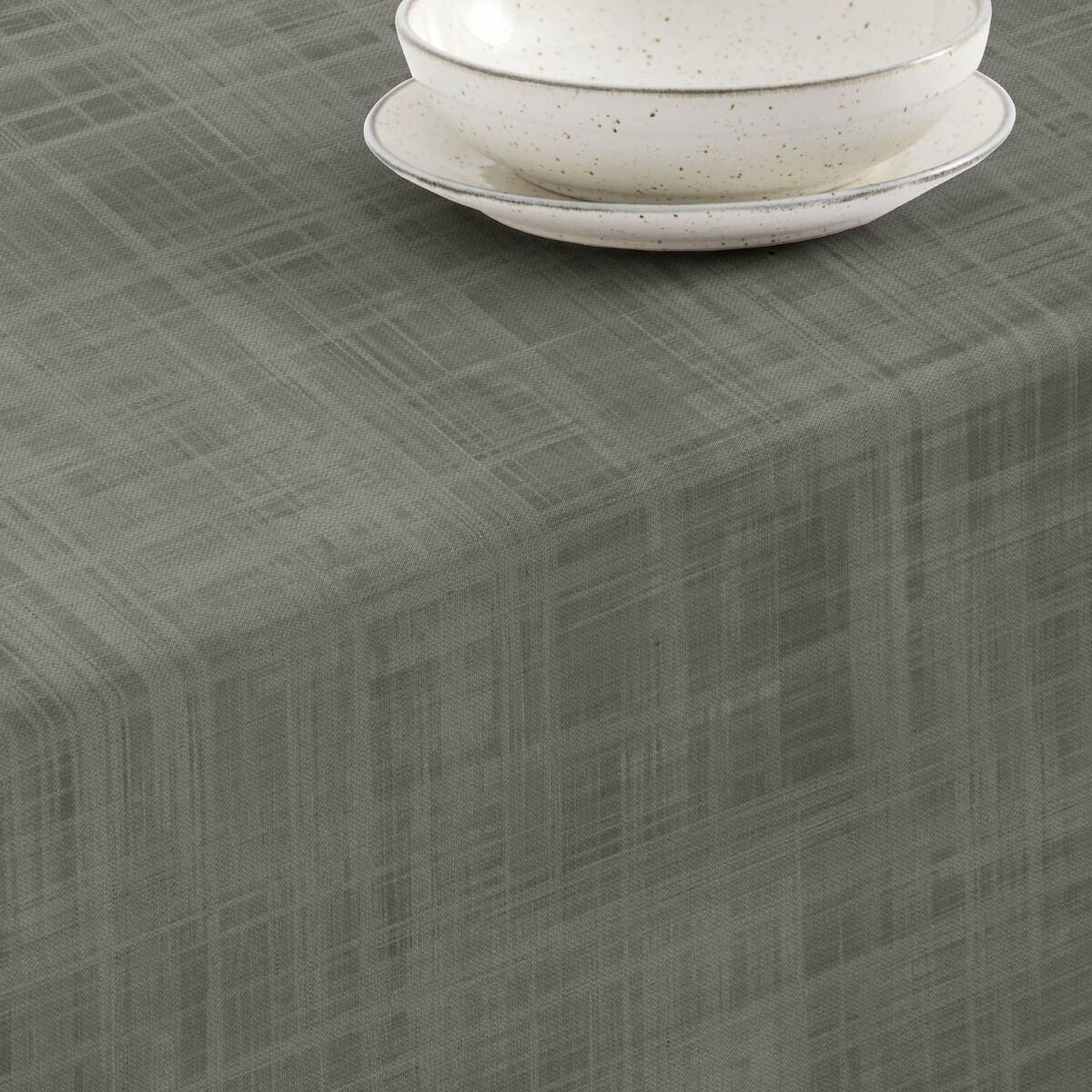 Tovaglia in resina antimacchia Belum Liso Taupé 140 x 140 cm