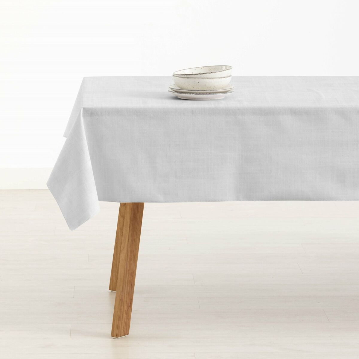 Tovaglia in resina antimacchia Belum Liso Grigio chiaro 140 x 140 cm