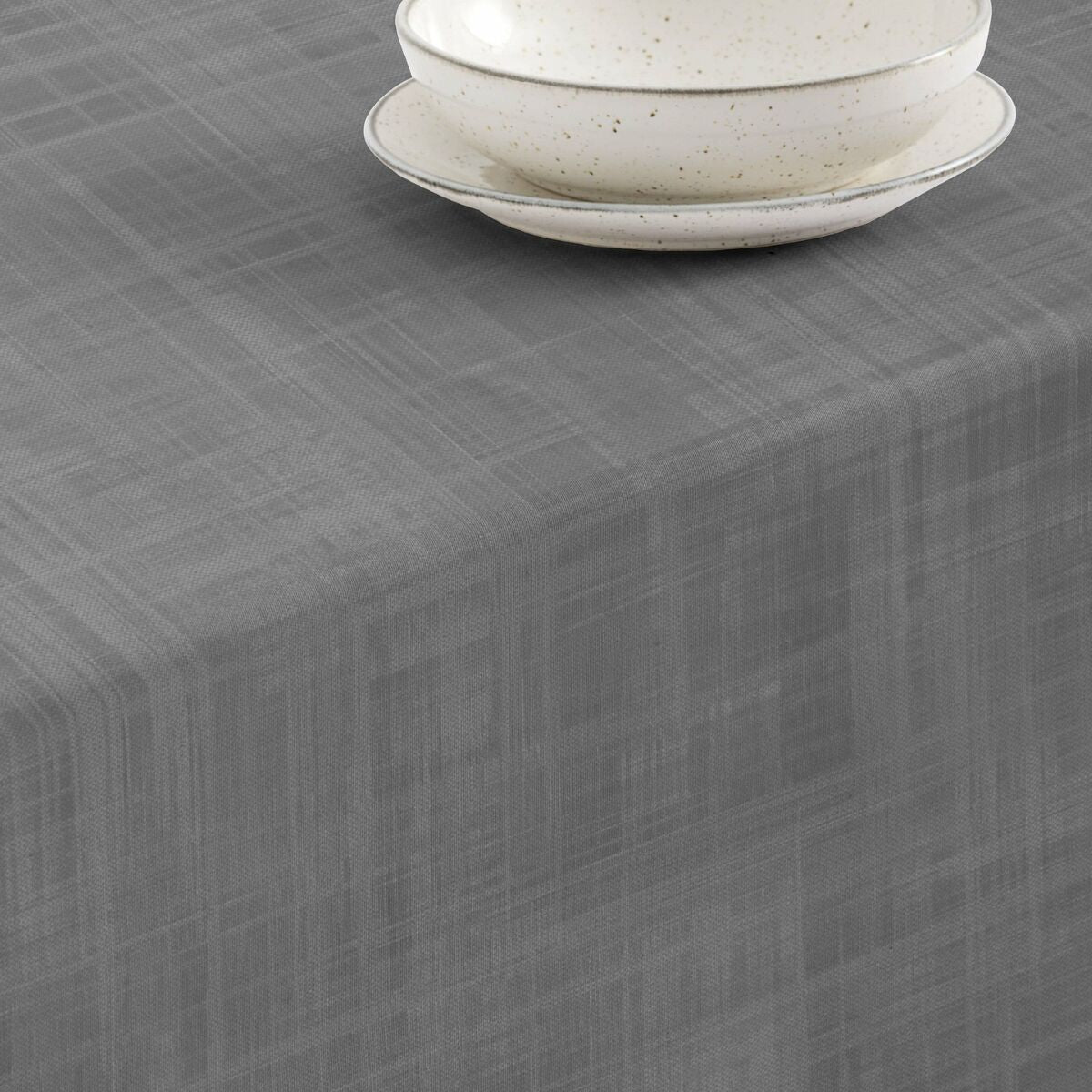 Tovaglia in resina antimacchia Belum Liso Grigio scuro 140 x 140 cm