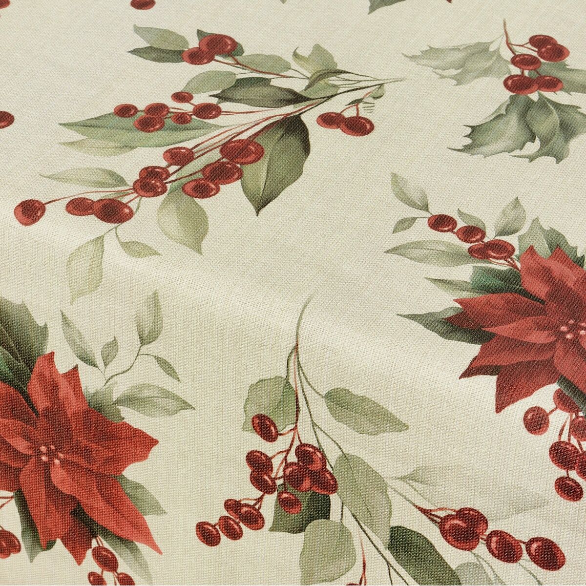 Tovaglia in resina antimacchia Mauré Christmas 200 x 140 cm