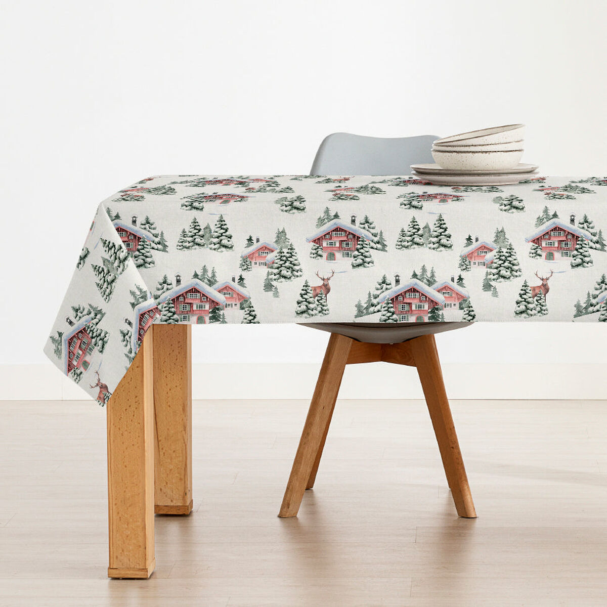 Tovaglia in resina antimacchia Mauré Christmas 300 x 140 cm