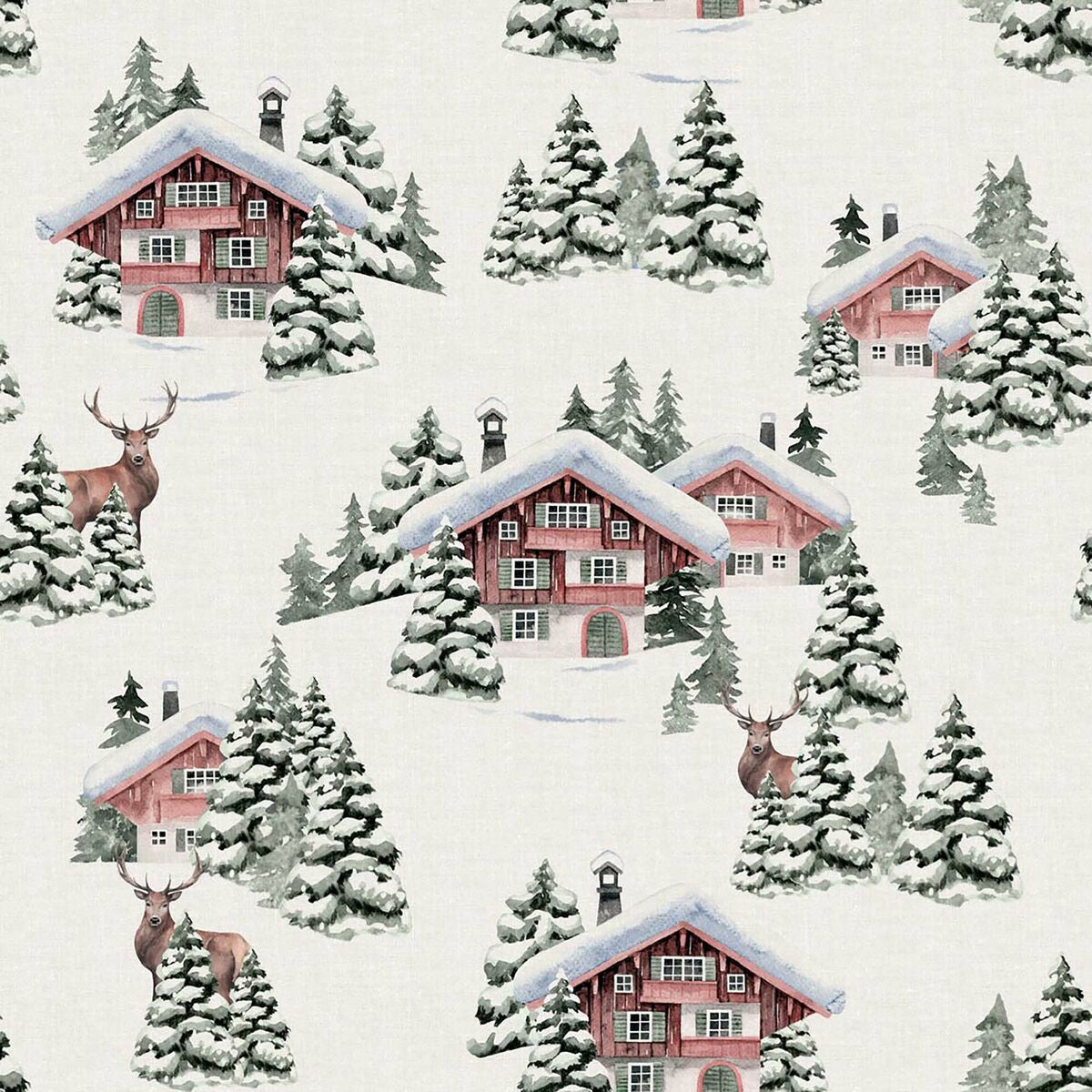 Tovaglia in resina antimacchia Mauré Christmas 300 x 140 cm