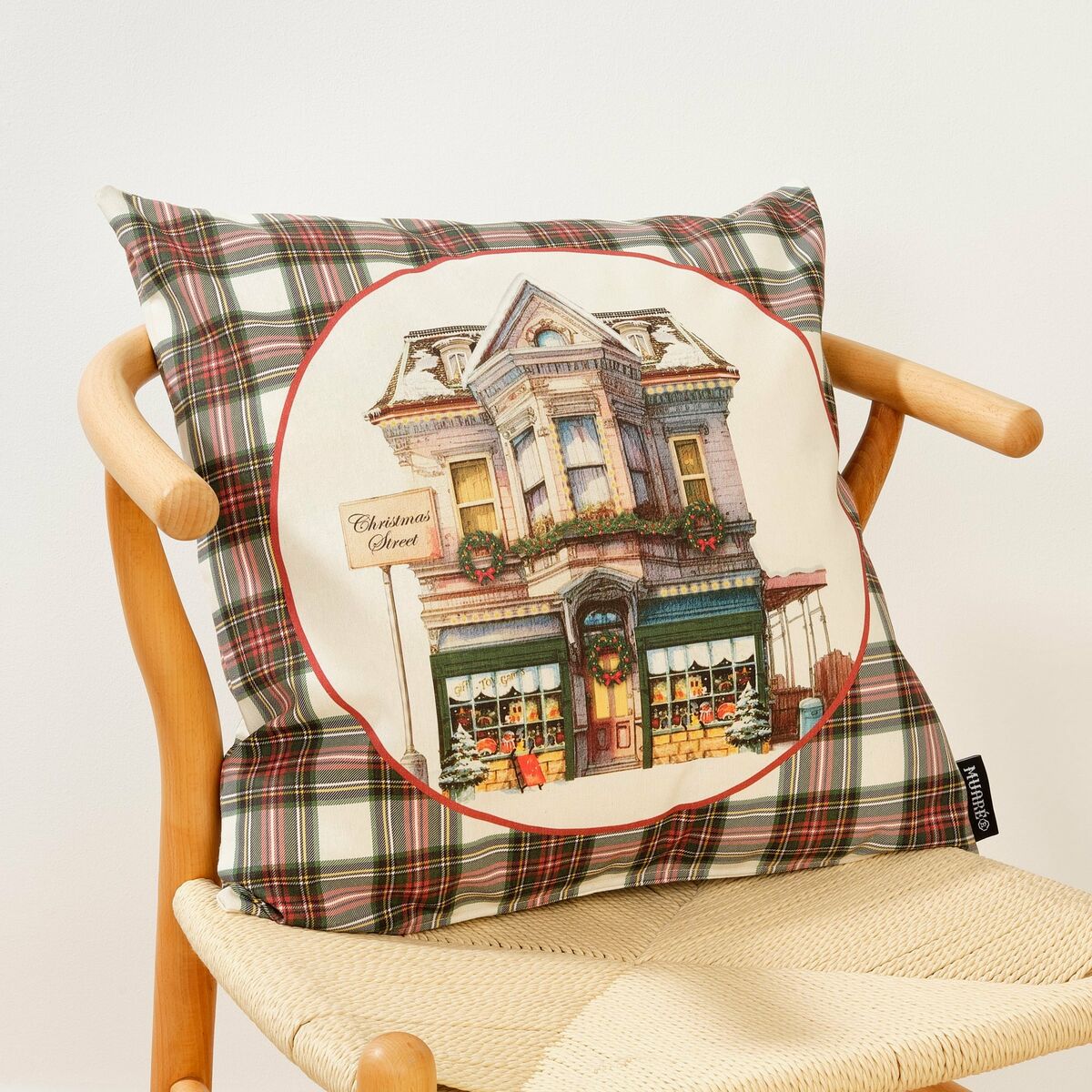 Fodera per cuscino Mauré Christmas City 50 x 50 cm
