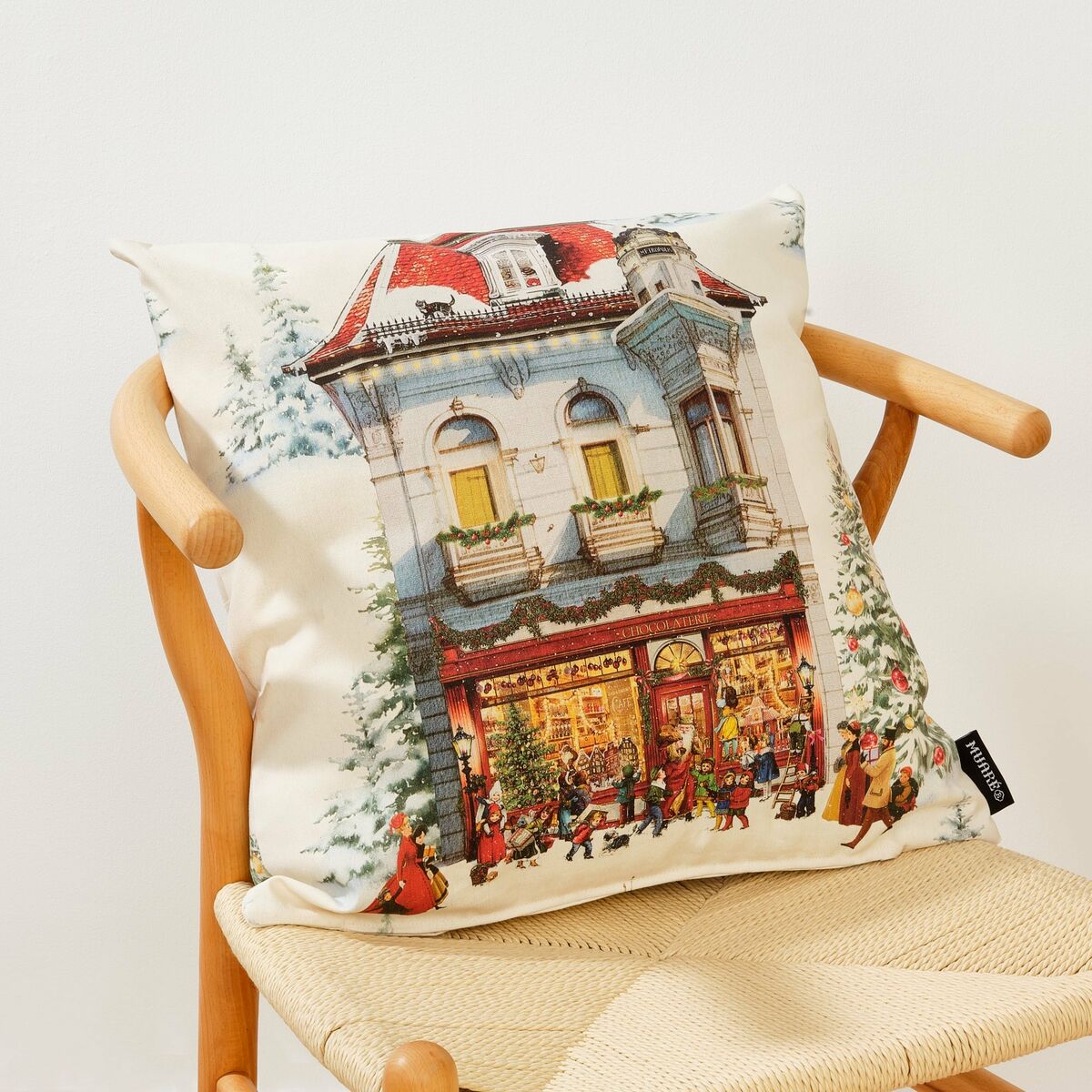 Fodera per cuscino Mauré Christmas City 50 x 50 cm
