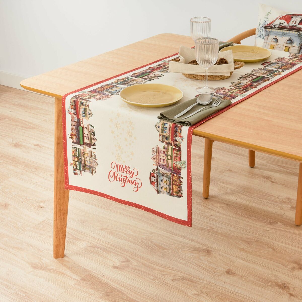Runner da Tavolo Mauré Christmas City 45 x 140 cm