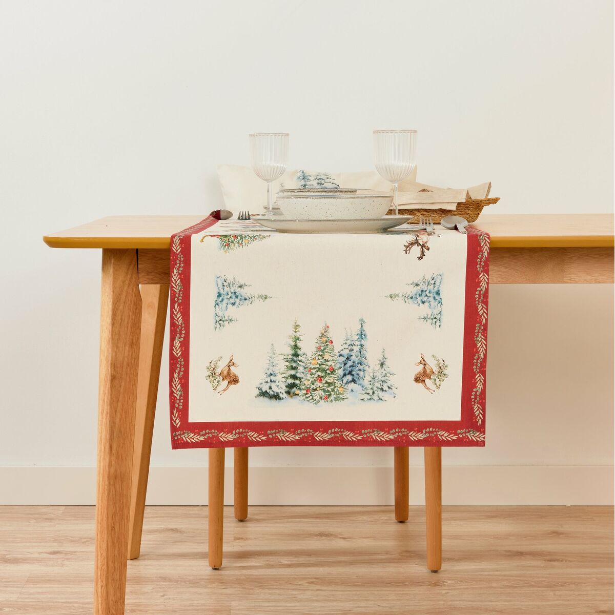 Runner da Tavolo Mauré Christmas Landscape 45 x 140 cm