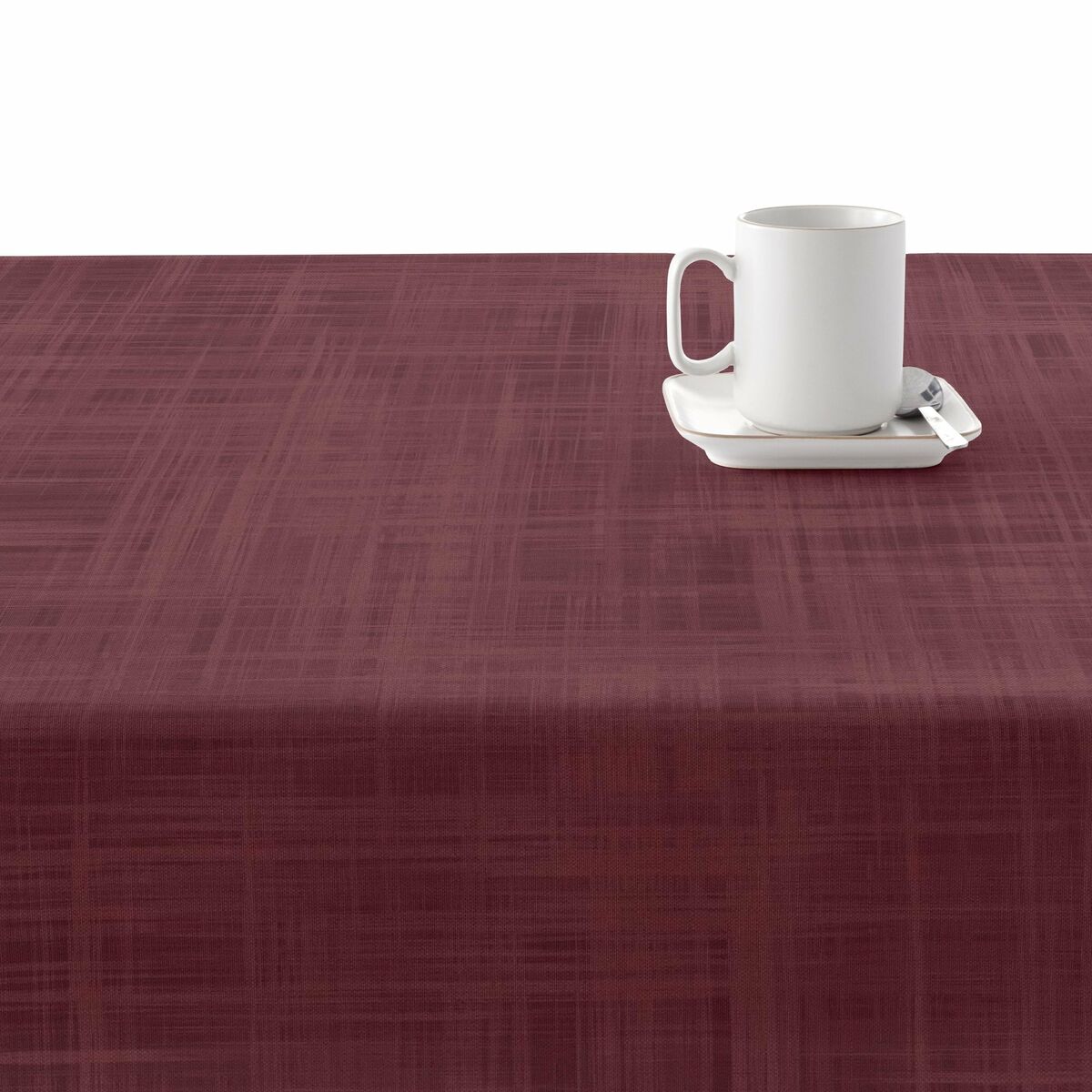 Tovaglia in resina antimacchia Mauré Bordeaux 100 x 140 cm