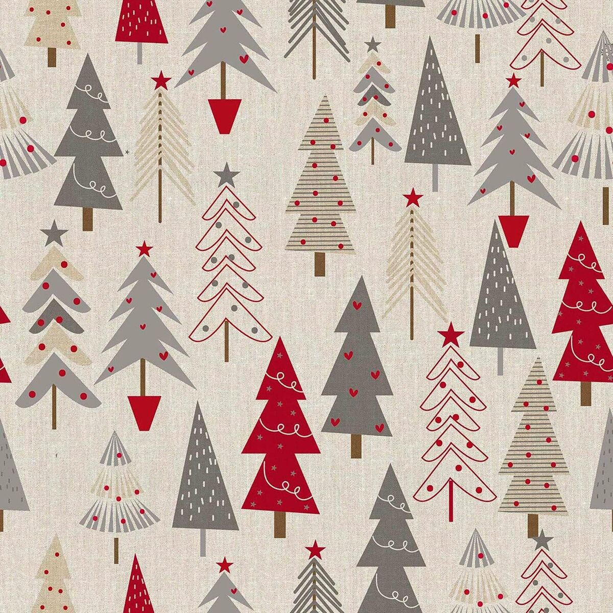 Tovaglia in resina antimacchia Mauré Merry Christmas 100 x 180 cm