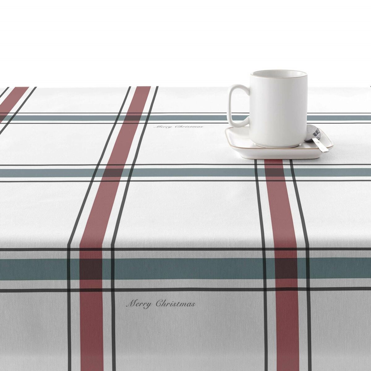 Tovaglia in resina antimacchia Mauré Elegant Christmas 100 x 200 cm