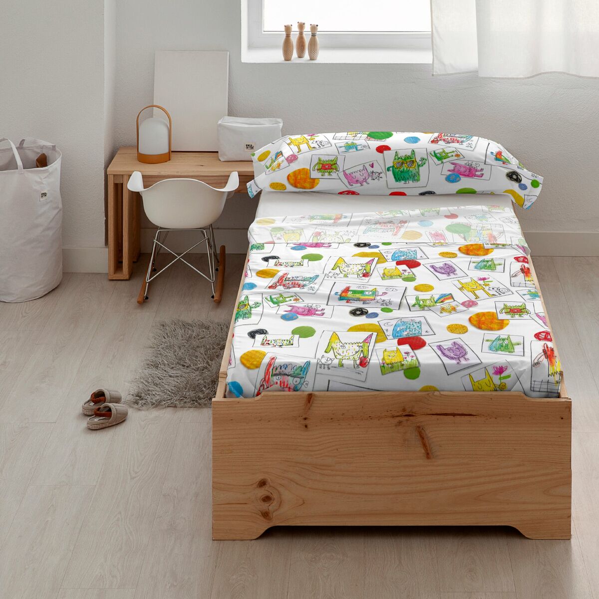 Set di Lenzuola Decolores Indiana de Anna Llenas Multicolore 240 x 270 cm