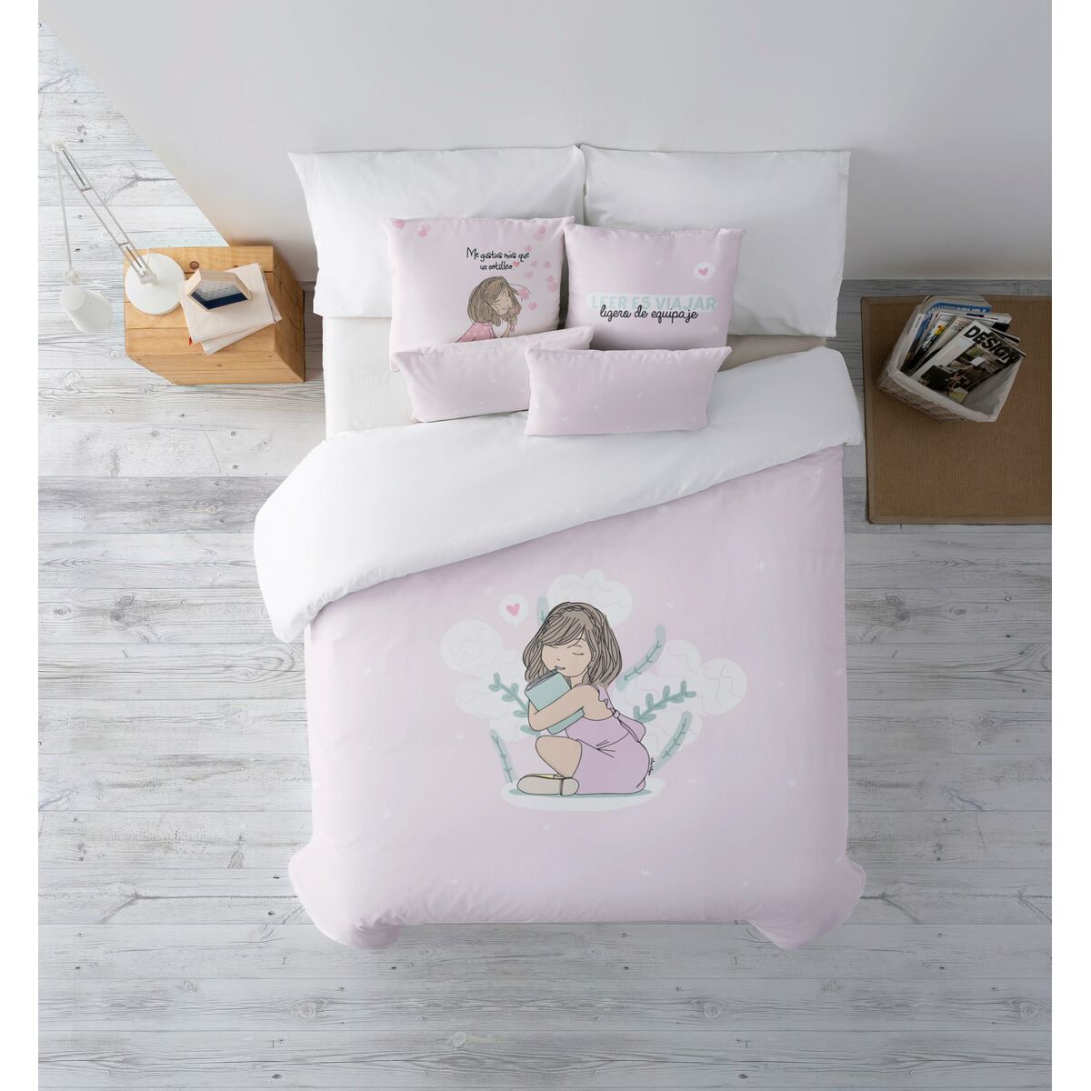 Copripiumino Kids&Cotton Leer Multicolore 260 x 240 cm
