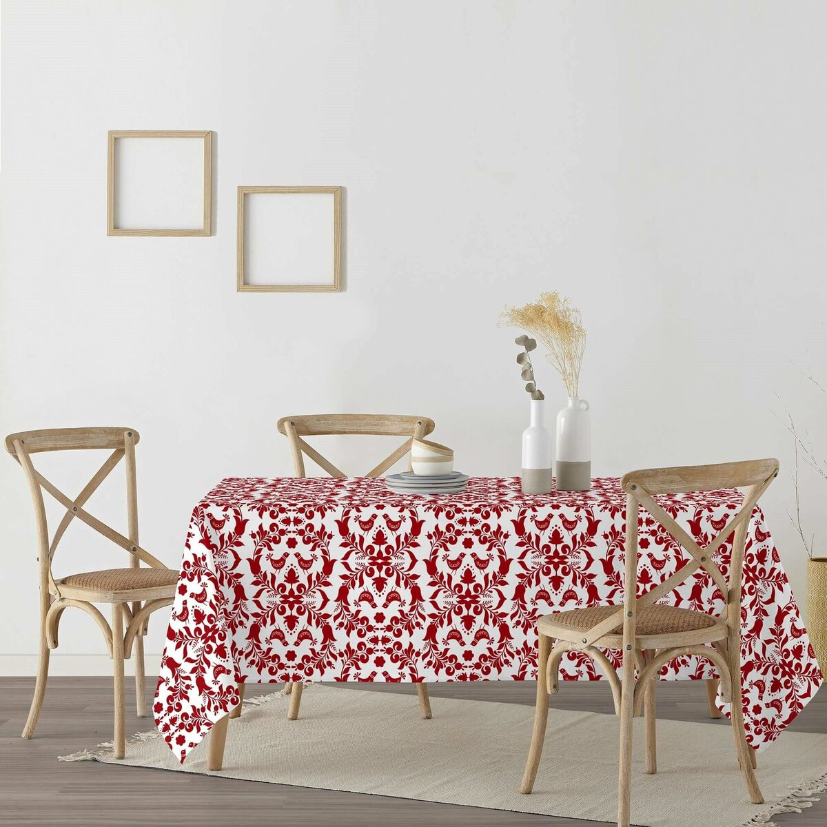 Tovaglia in resina antimacchia Mauré Merry Christmas 100 x 140 cm