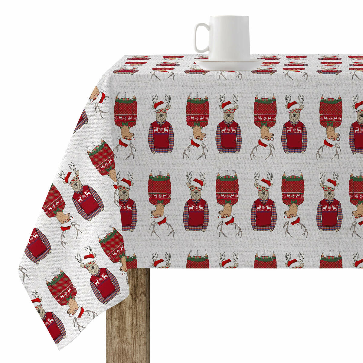 Tovaglia antimacchia Belum Merry Christmas 15 200 x 140 cm Renna