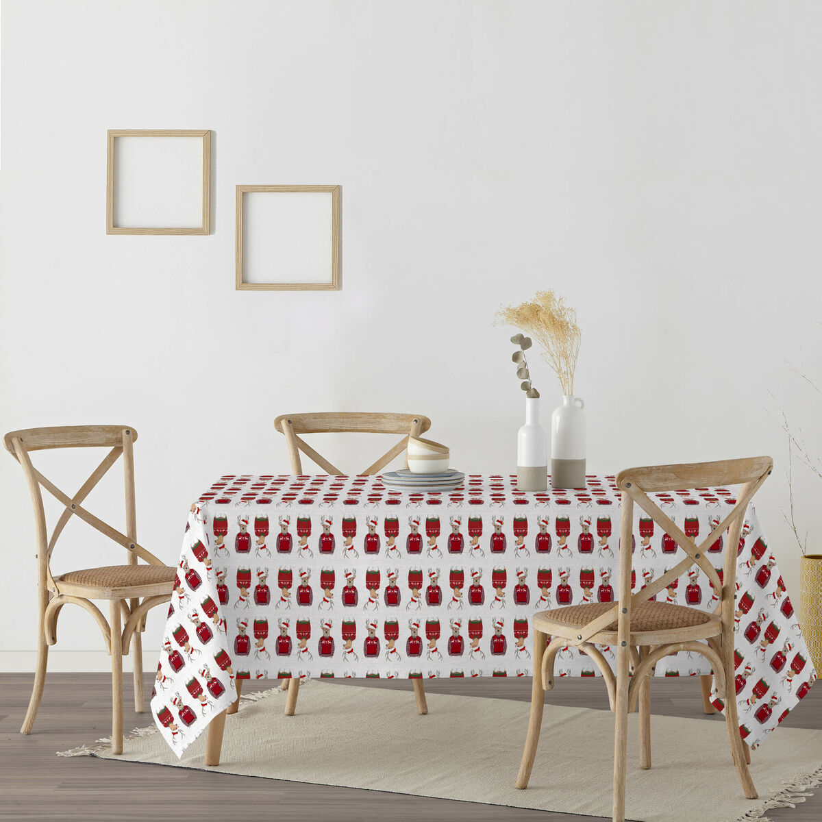 Tovaglia antimacchia Belum Merry Christmas 15 200 x 140 cm Renna