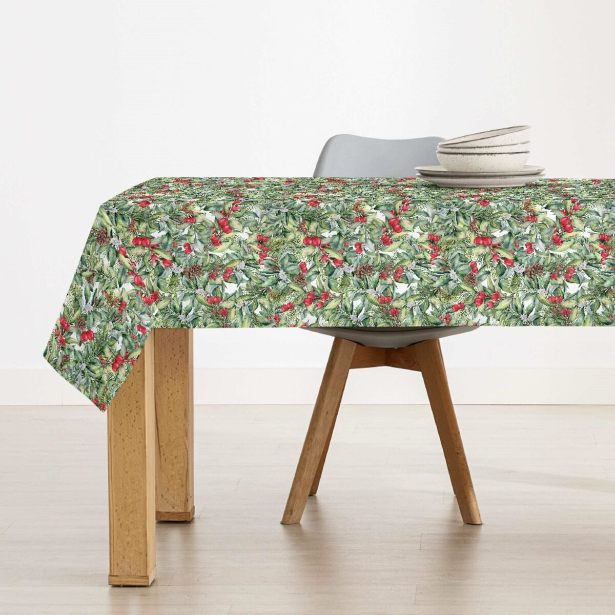 Tovaglia in resina antimacchia Mauré Christmas 100 x 140 cm