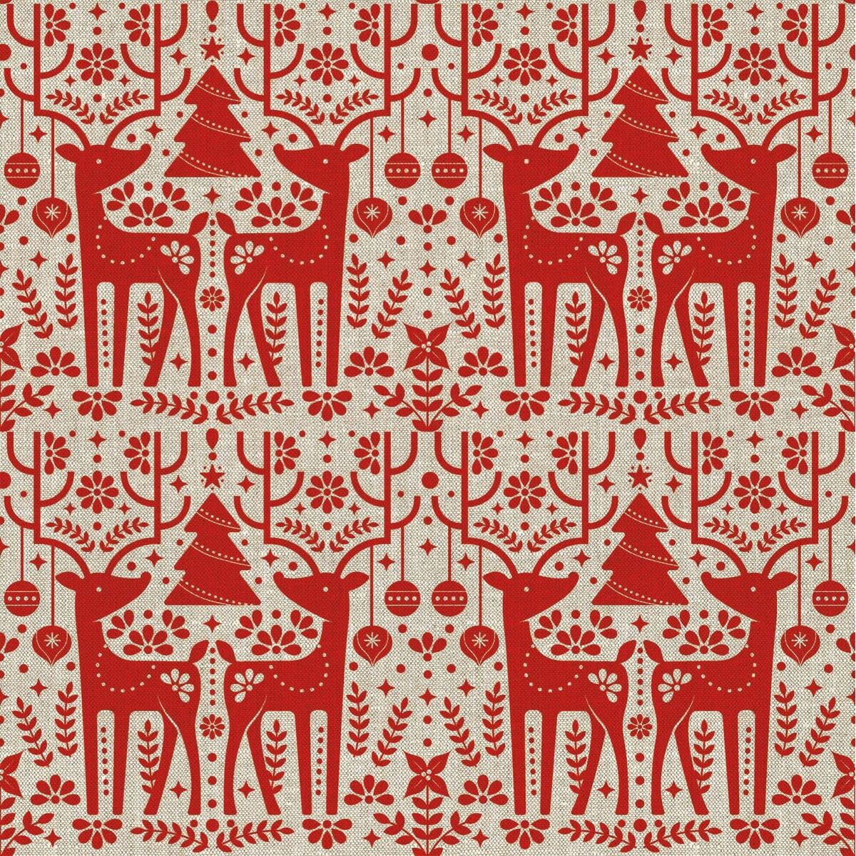 Tovaglia in resina antimacchia Mauré Merry Christmas 250 x 140 cm